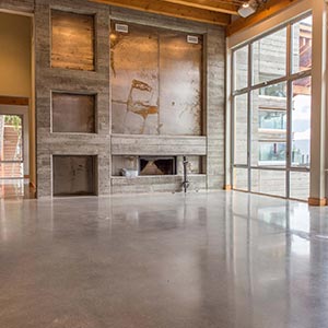 Downtown café — Victoria concrete project